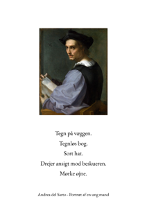 Andrea del Sarto - Portræt af en ung mand